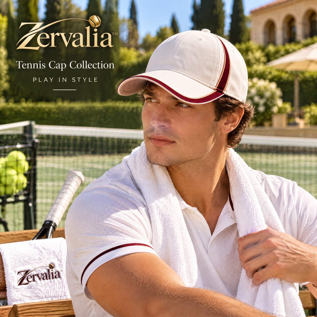 Tennis Cap Collection - lifestyle scene