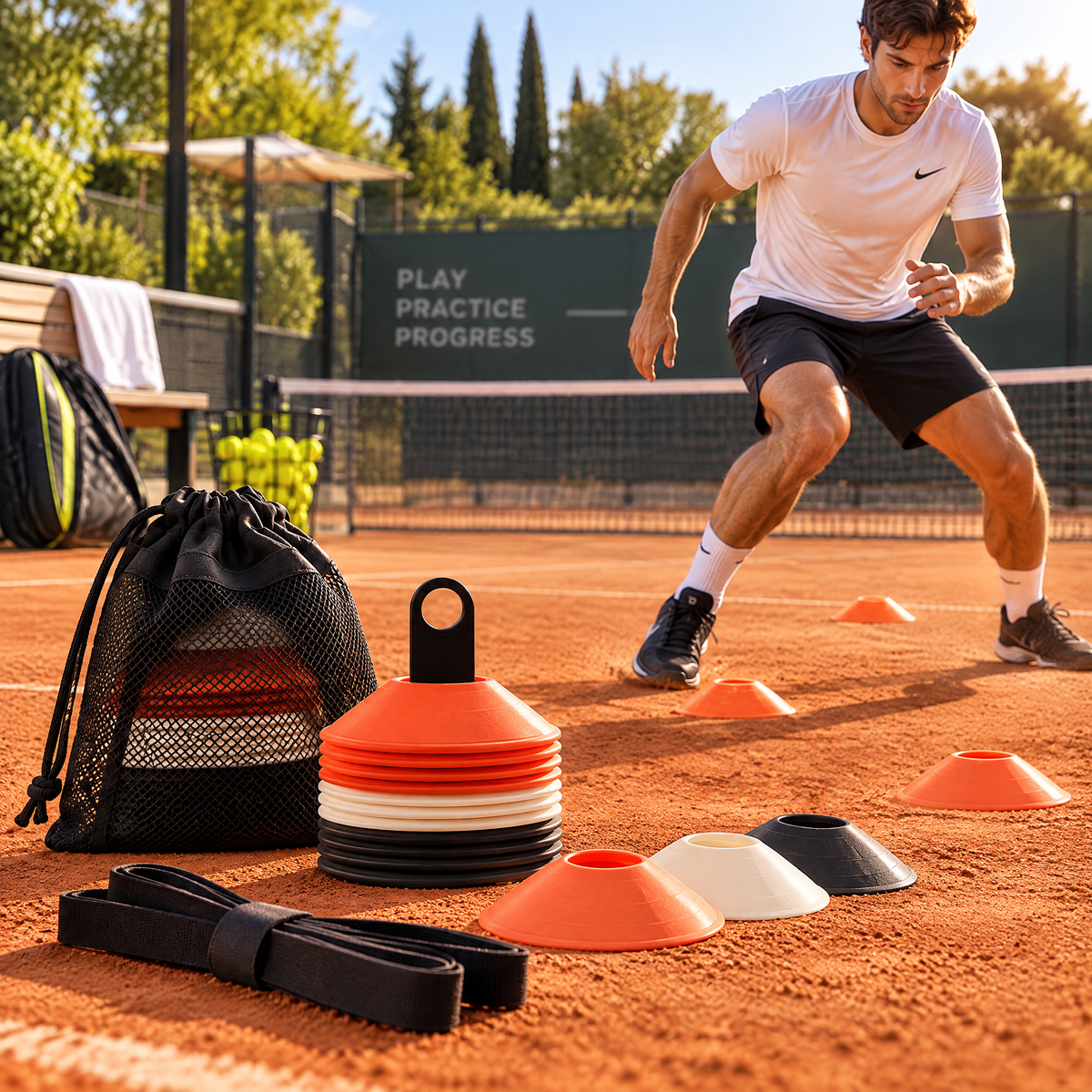 Tennis Training Accessories - lifestyle scene