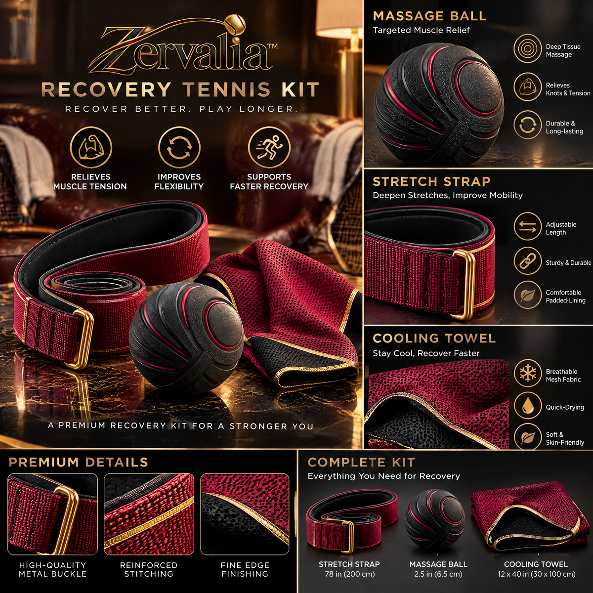 Recovery Tennis Kit - product details